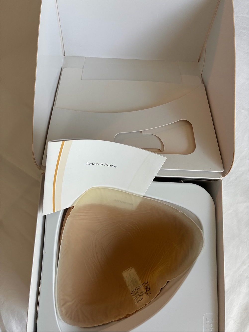 Amoena PurFit Breast Form Size 10 - White Box